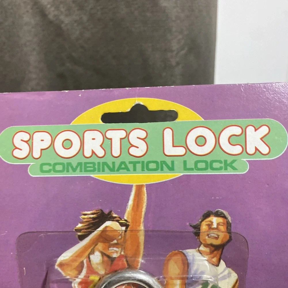 VINTAGE 1988 SPORTSLOCK BASKETBALL RUGGED HIDE-AWAY‎ COMBINATION LOCK